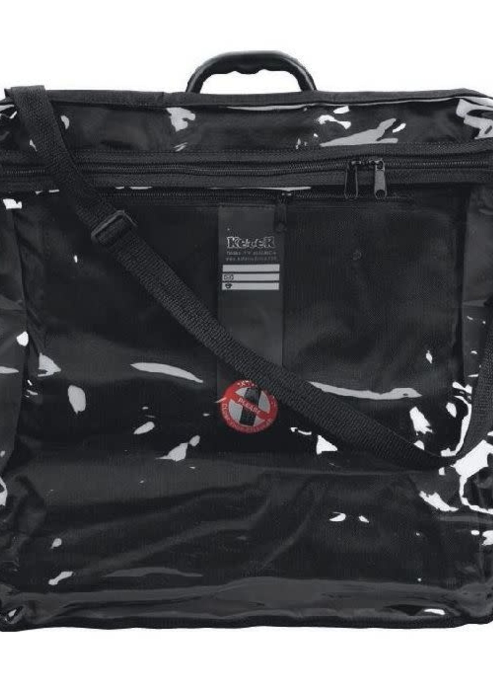 Tallis Tote, Rain Proof. Clear Front (Large - 16.5" x 17")