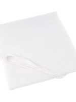 Arba Kanfos Wool Tzitzis White Edition 1 Hole V Neck #18 Avodas Yad Thin