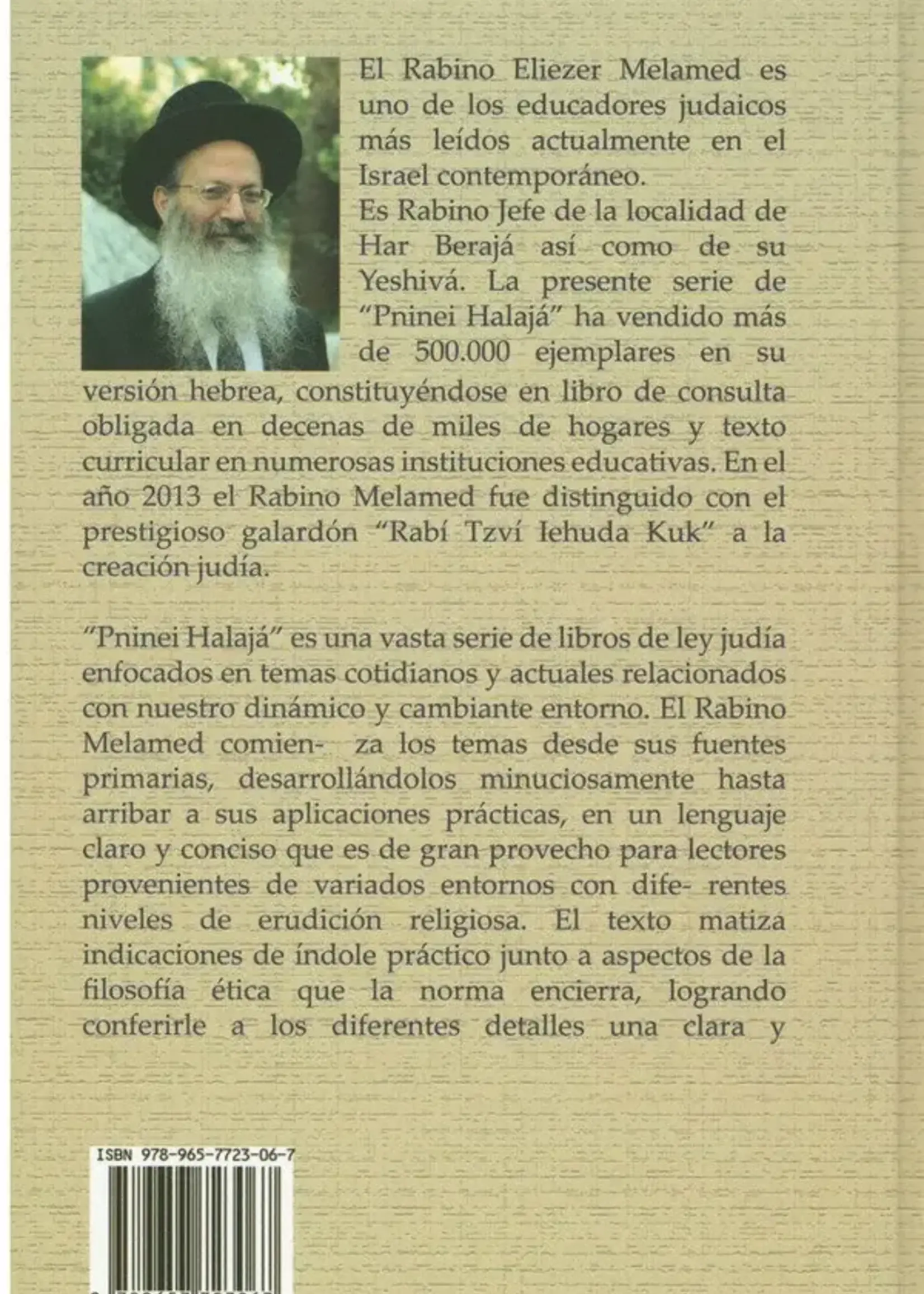 Rabbi Eliezer Melamed Pninei Halaja Spanish-- Yamim Noraim Eliezer Melamed
