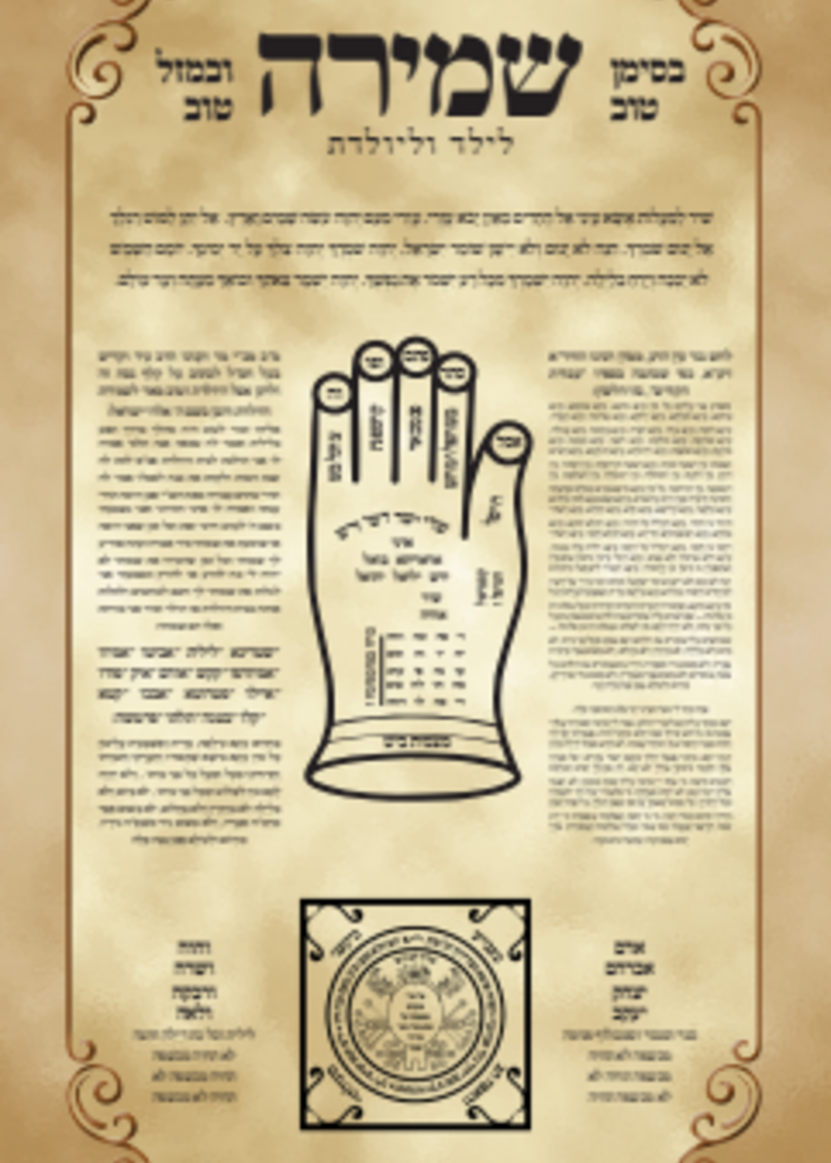 Pack of 4 Shmirah L'Yoledes Small 2.35x4 - 4 in Pack