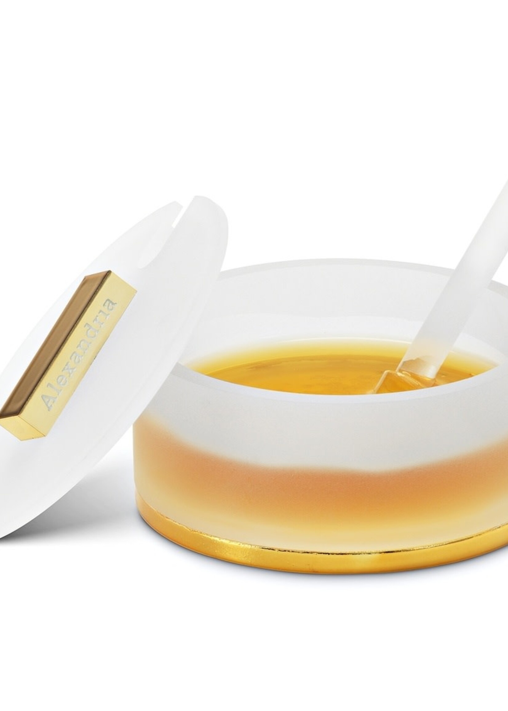 Alexandria Acrylic Round Honey Container