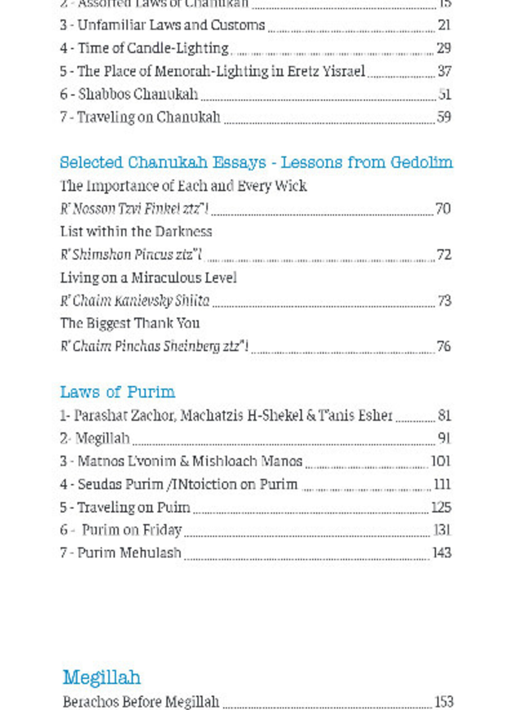 Rabbi Avraham Chaim Slansky The Laws of Chanukah and Purim