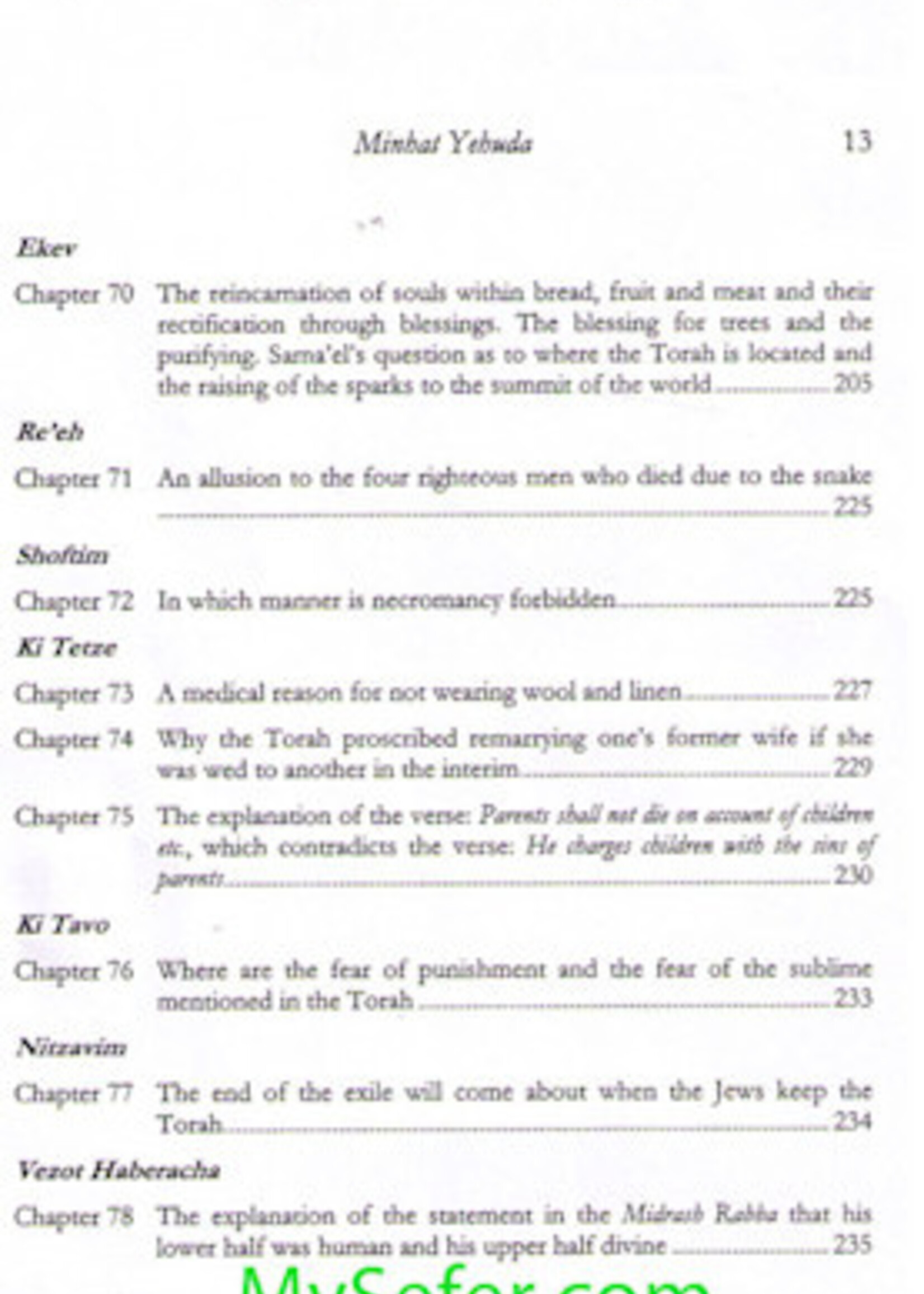 Rabbi Yehudah Petayah Minchat Yehuda - Rabbi Yehuda Petaya (English)