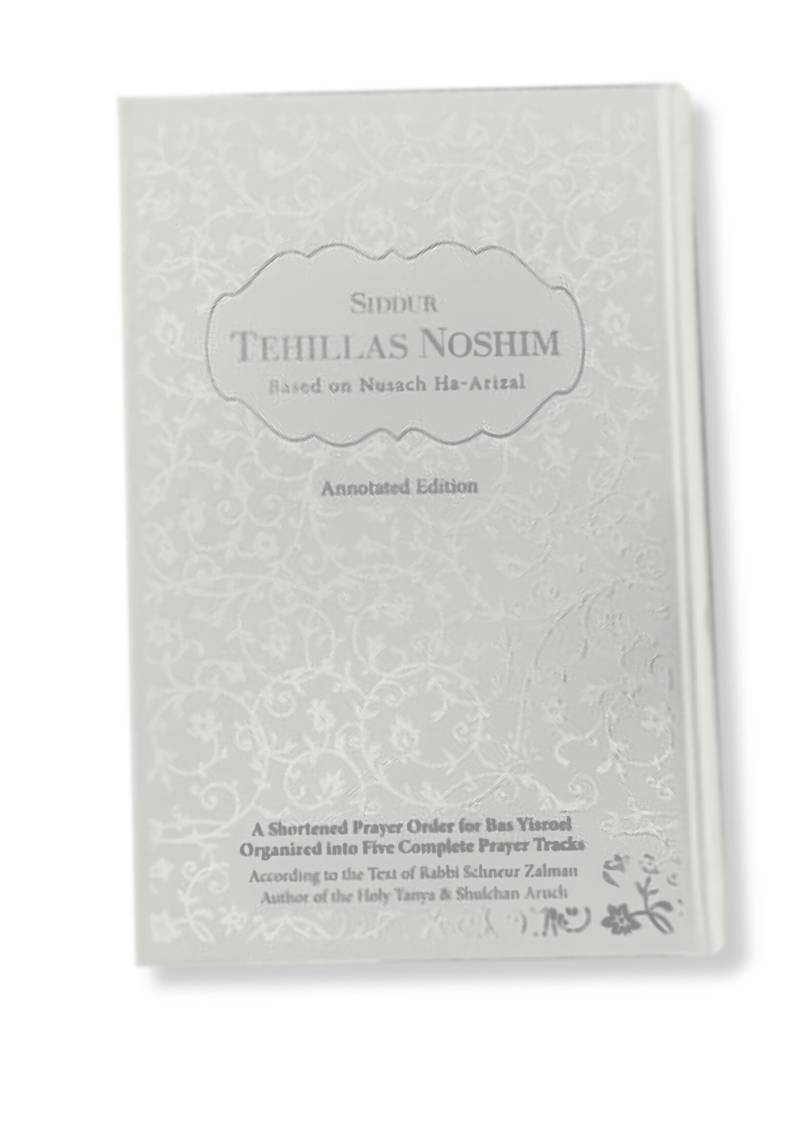 Siddur Tehillas Nashim Nusach Arizal-Chabad English Instructions, White
