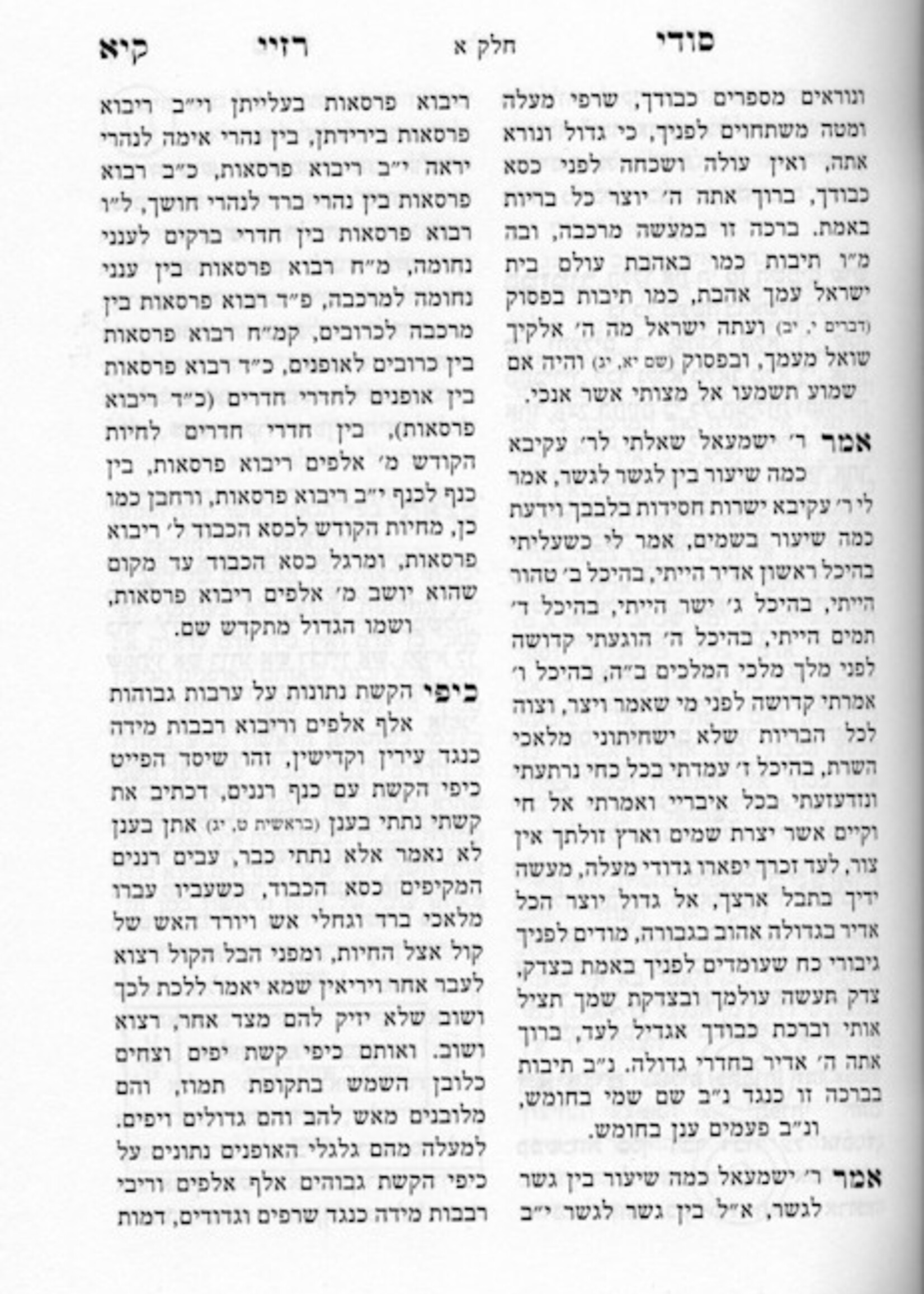 Rabbi Eliezer Rokeach Sifrai Baal Harokeach / ספרי בעל הרוקח - סודי רזיא ספר יצירה שער הסוד היחוד והאמונה