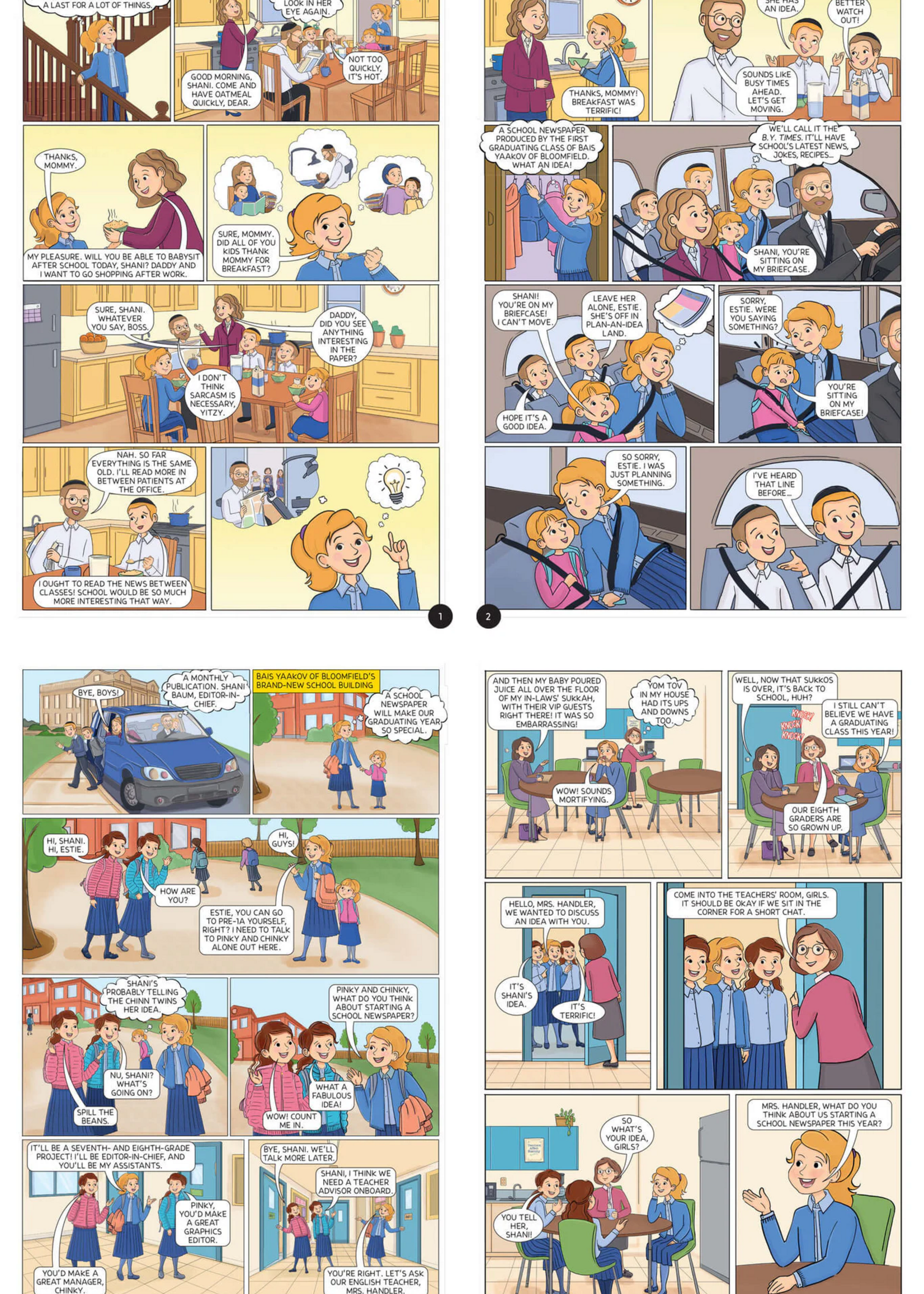 Leah Klein The B.Y. Times - Shani's Scoop (Graphic Novel)
