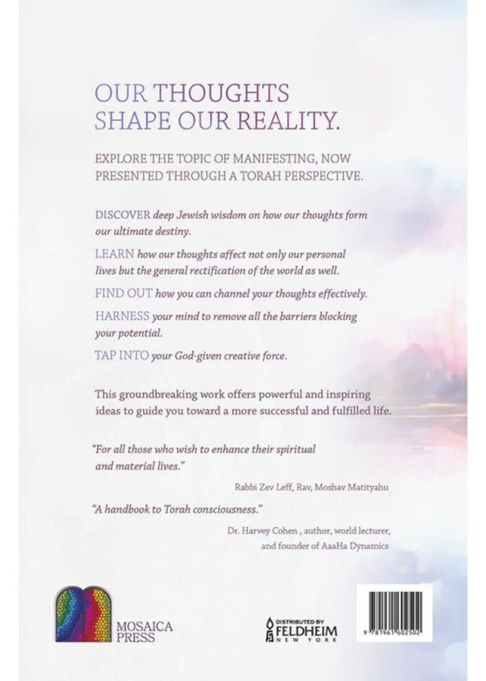 Rabbi Yaakov Cohen The Jewish Guide to Manifesting: Based on Torah sources and wisdom