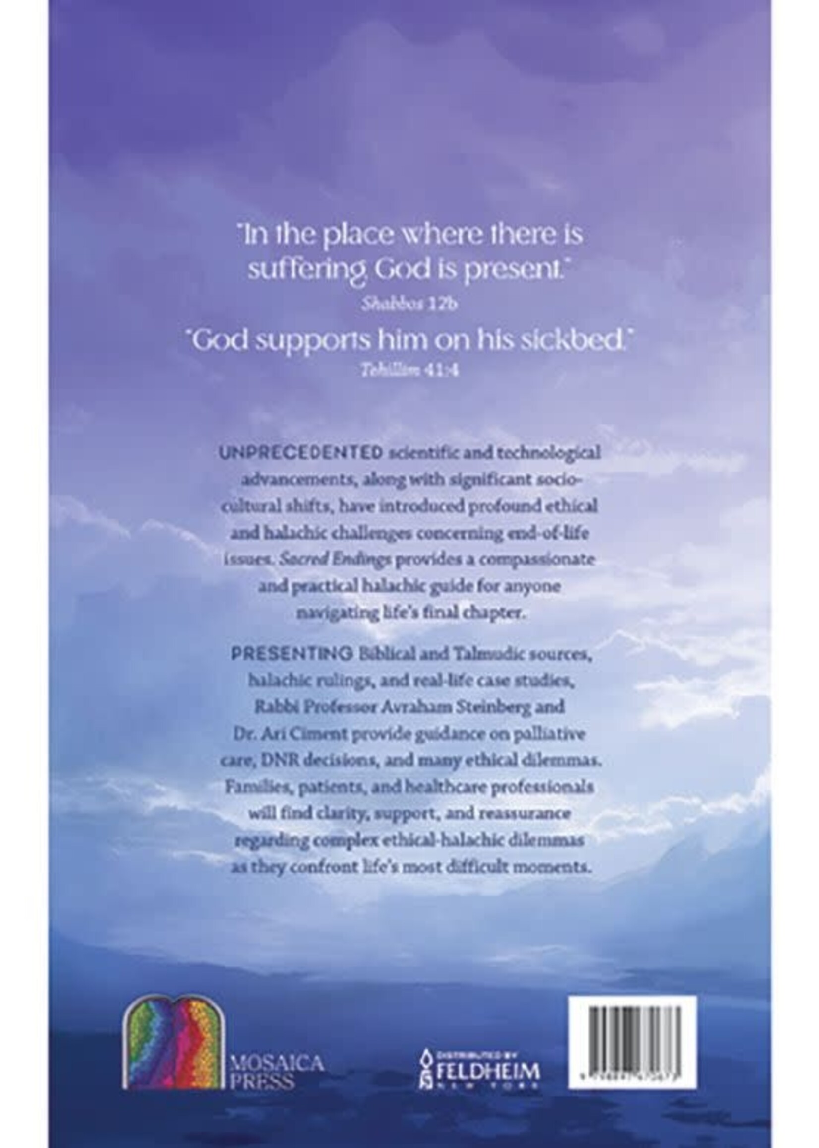 Rabbi Dr Avraham Steinberg Sacred Endings