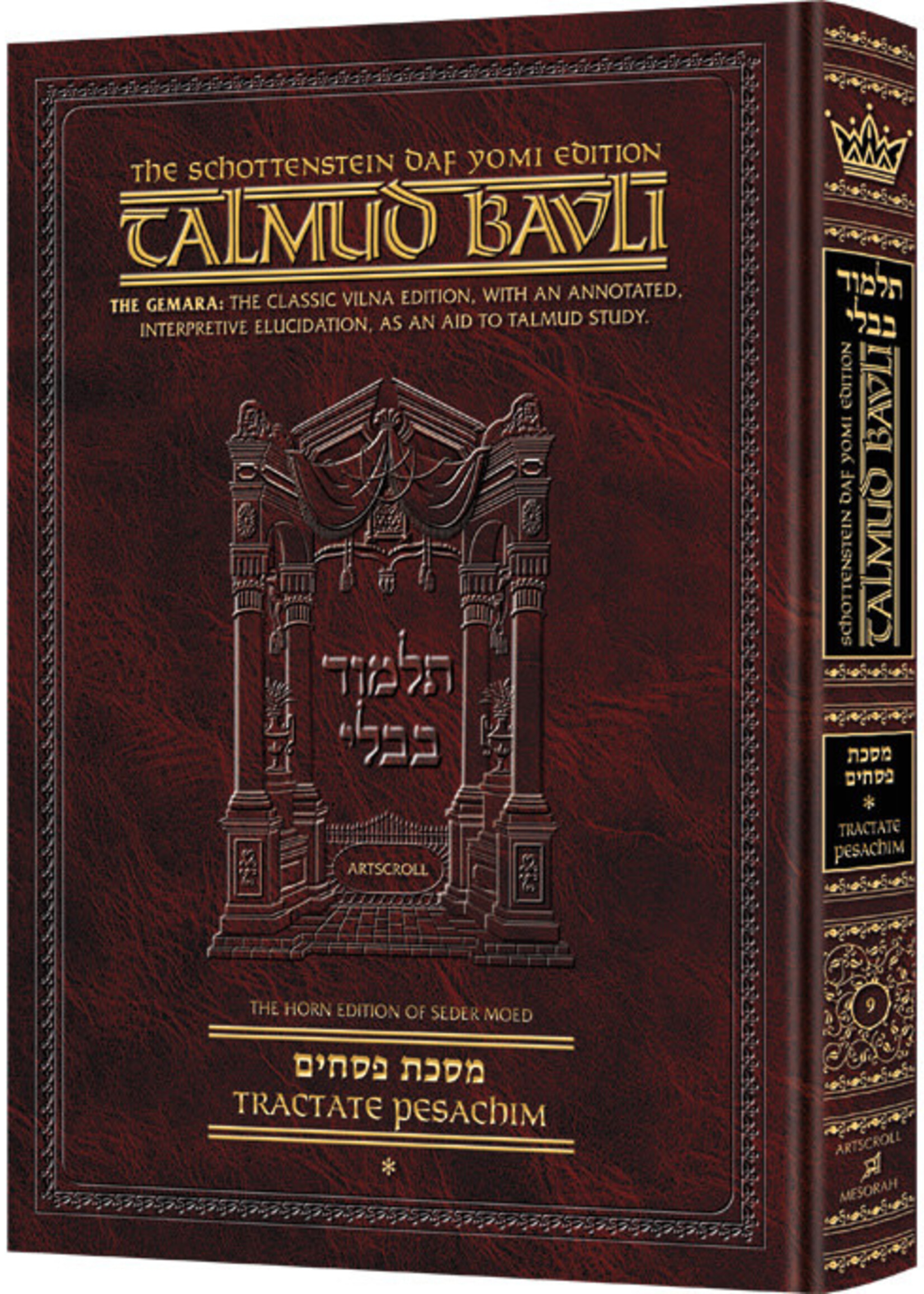Schottenstein Daf Yomi Ed Talmud English [#09] - Pesachim 1 (2a-42a) (Daf Yomi Size) - Chapters 1 - 2
