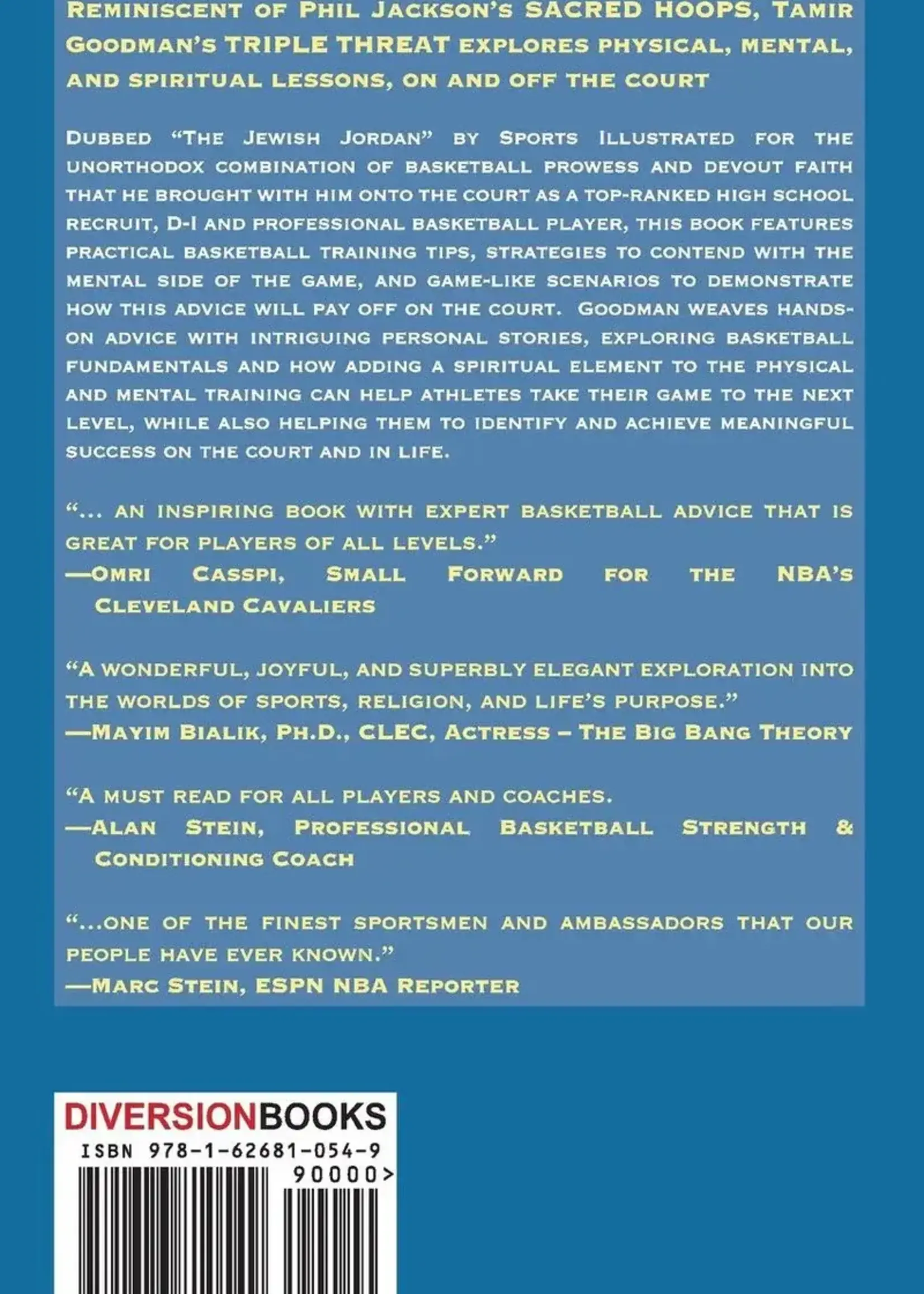 Mary Schmitt Boyer The Jewish Jordan's Triple Threat: Physical, Mental, and Spiritual Lessons from the Court by Tamir Goodman