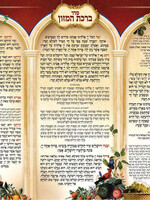 Laminated Poster 20" x 28" - Birkat Hamazon