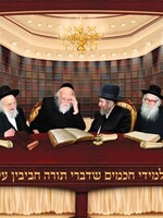 Laminated Poster 20" x 28"-- Gedolim