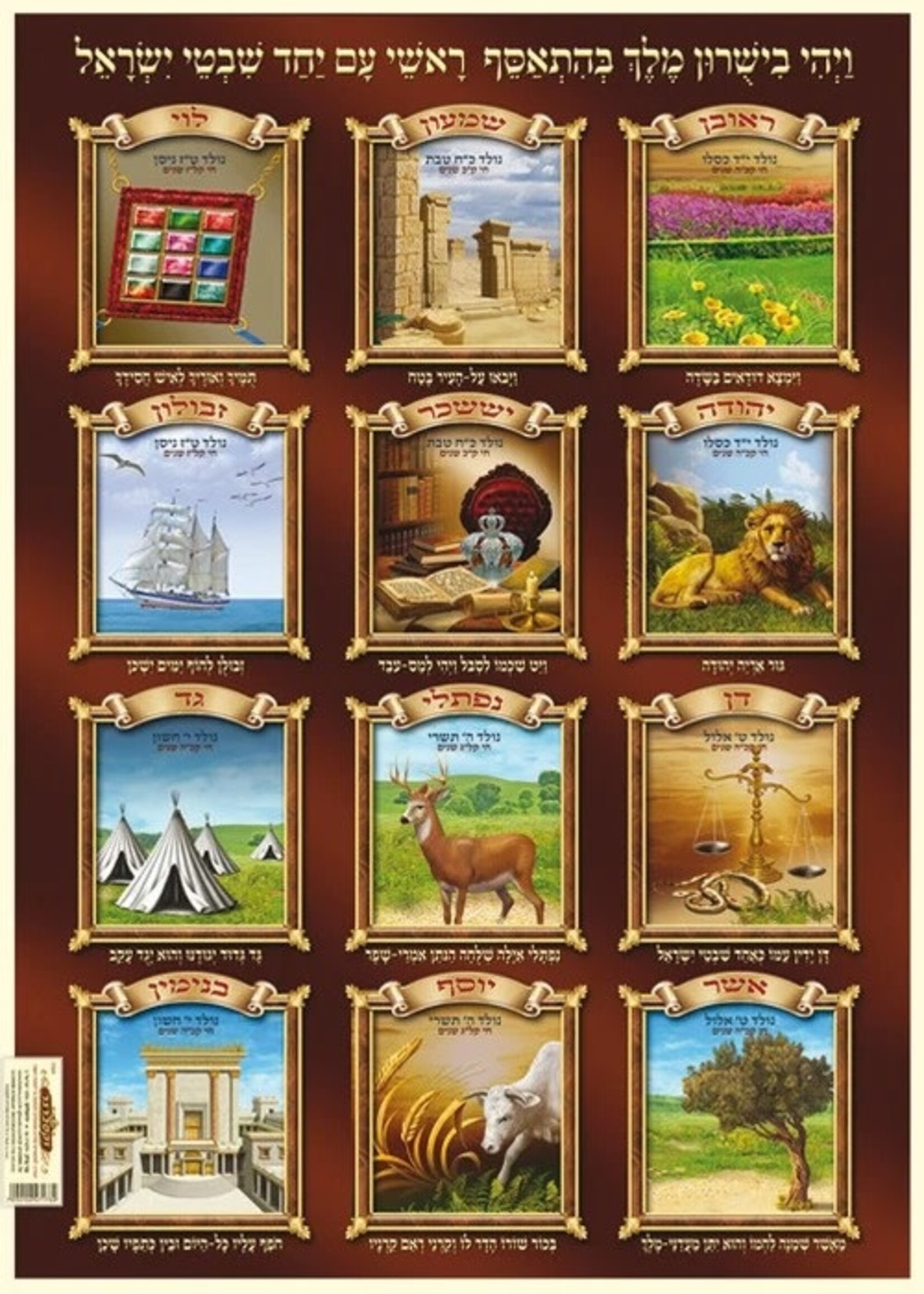 Laminated Poster 20" x 28" - Shevatim
