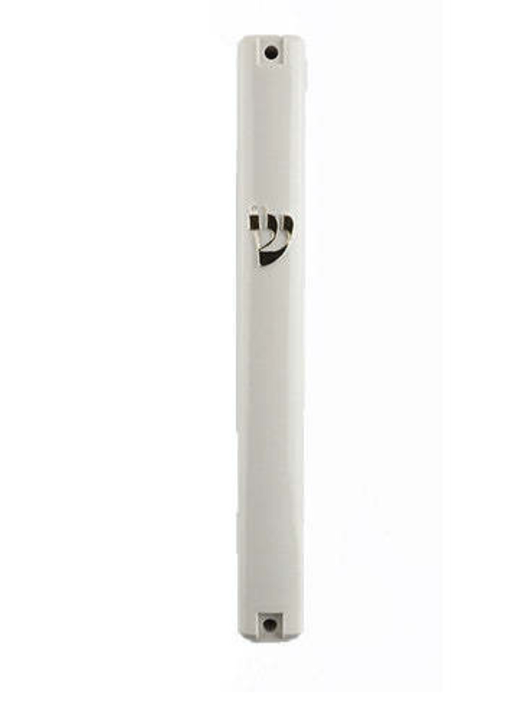 White Plastic Mezuzah Case 15cm