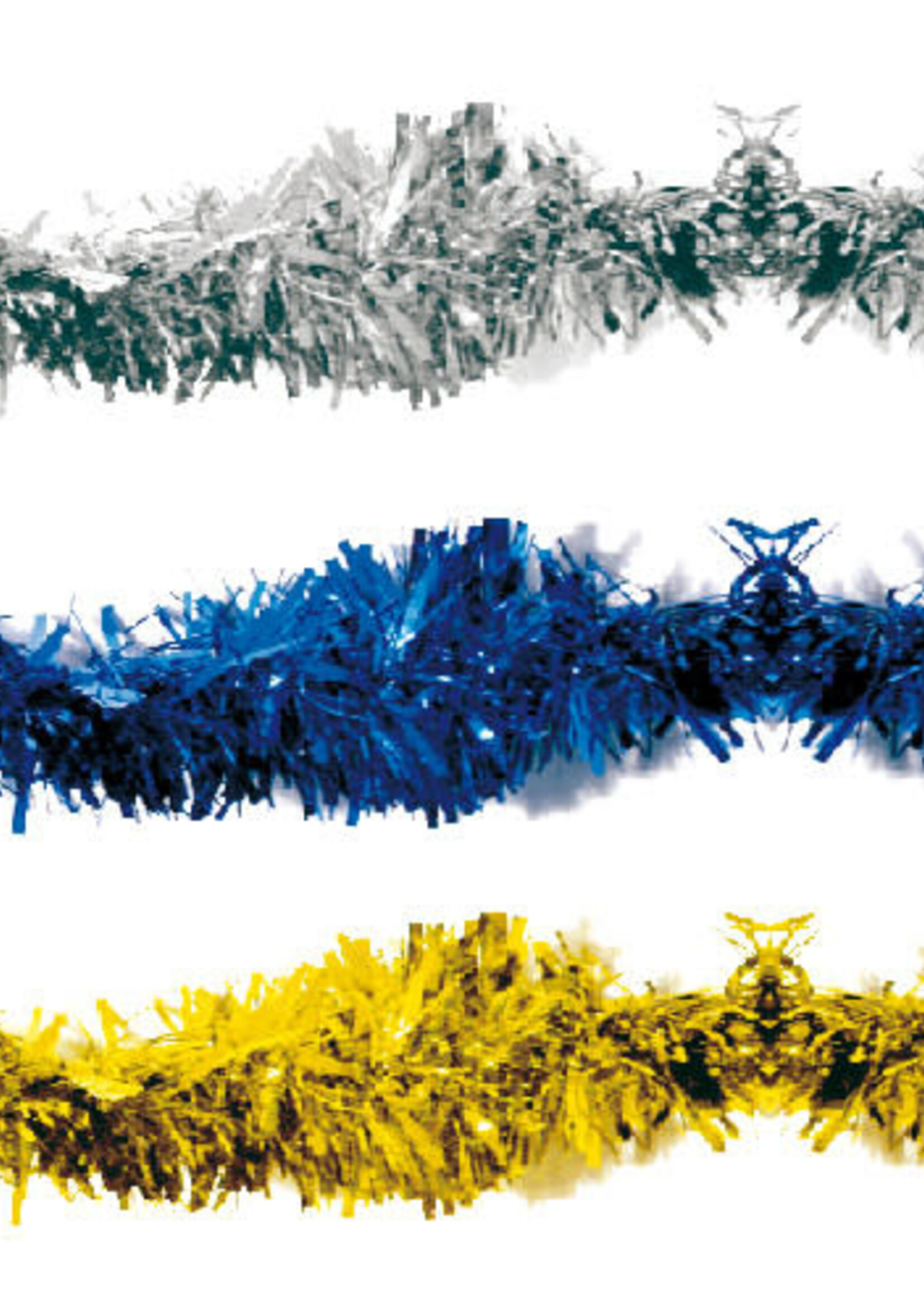 12' Long Tinsel, Mix - Pack of 12