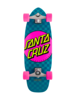 SANTA CRUZ CARVER PINK DOT CHECK CUT BACK 9.75" SURF SKATE