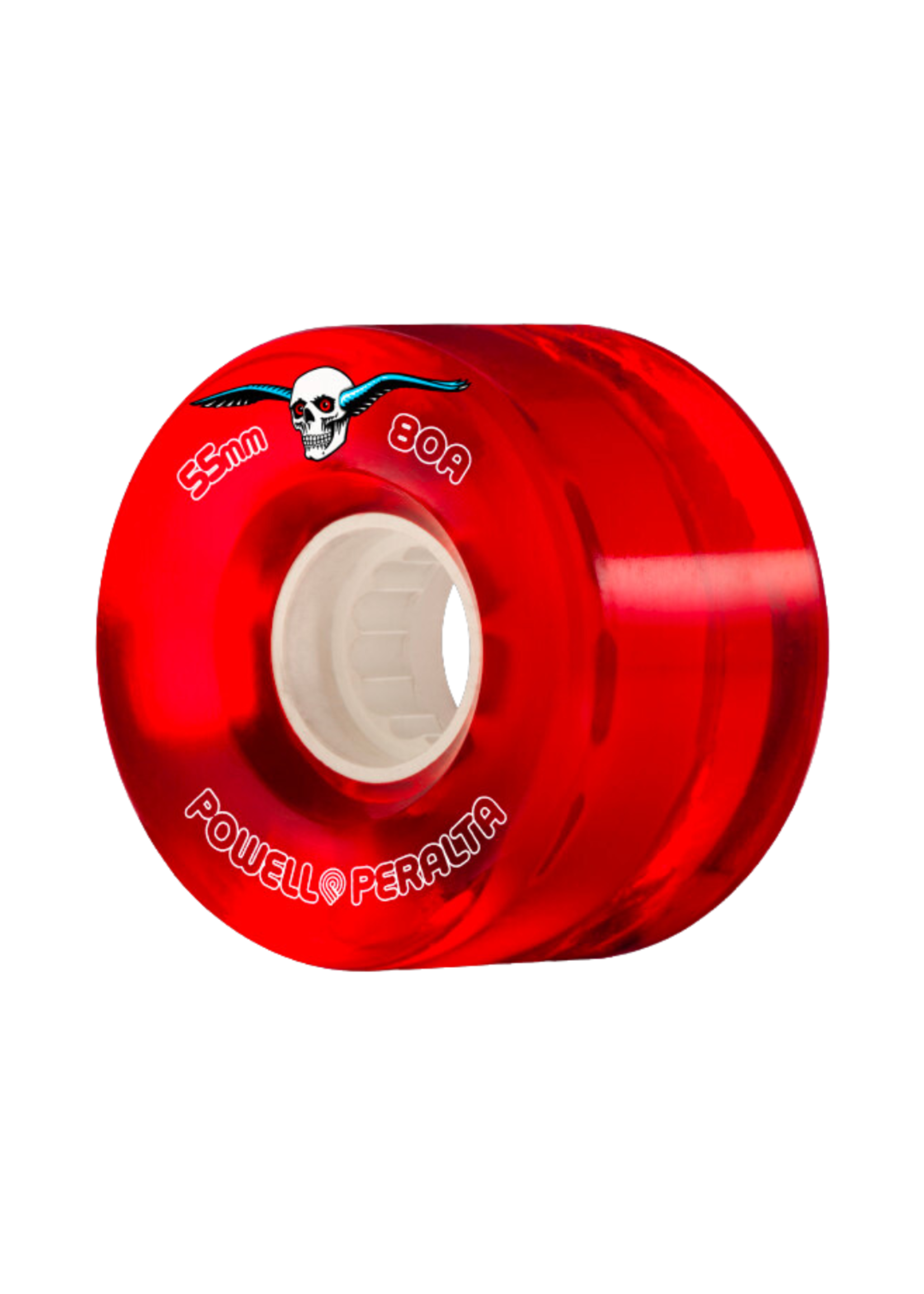 POWELL PERALTA CLEAR CRUISER RED 63MM / 80A