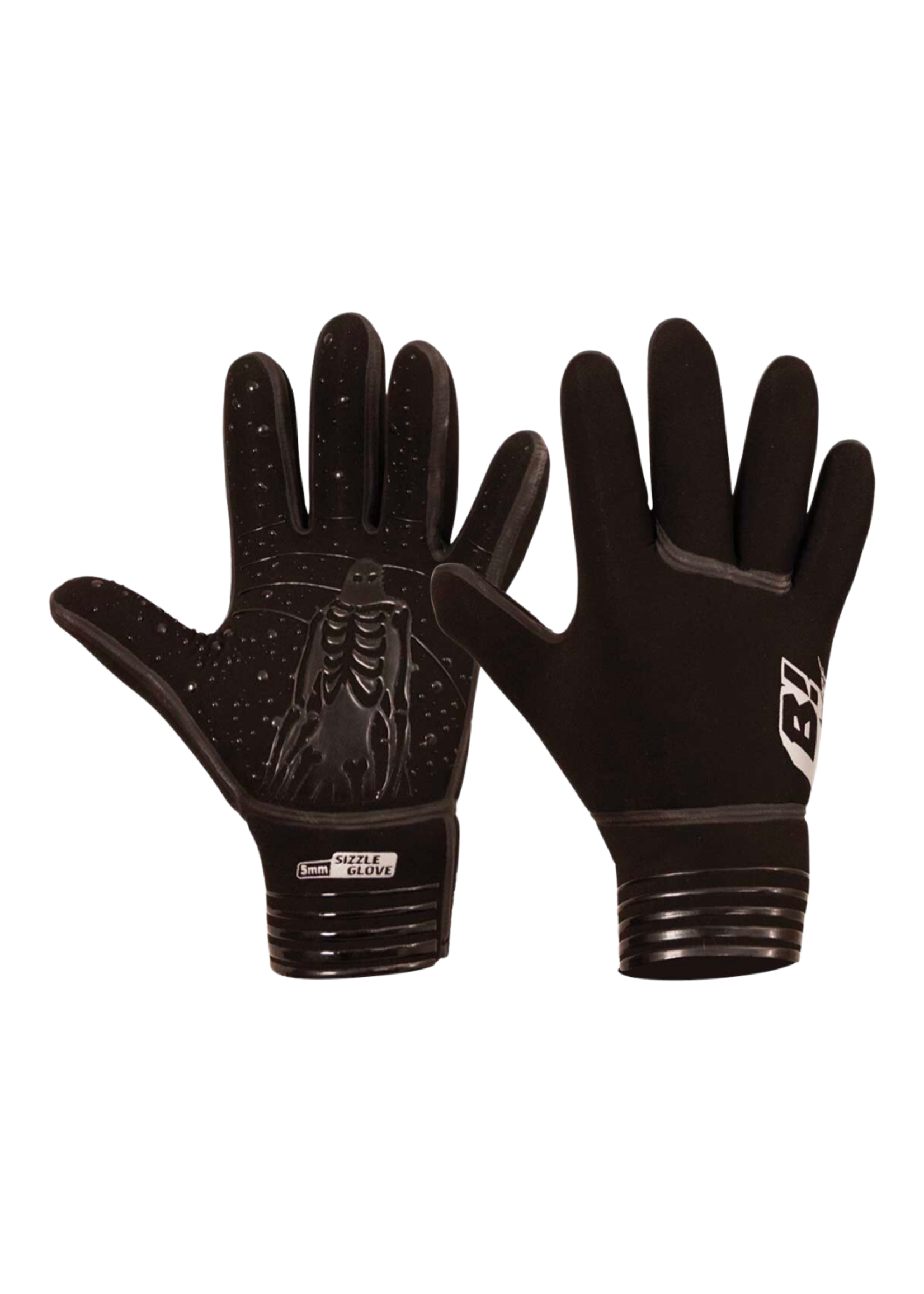 BUELL 5MM SIZZLE 5 FINGER GLOVES