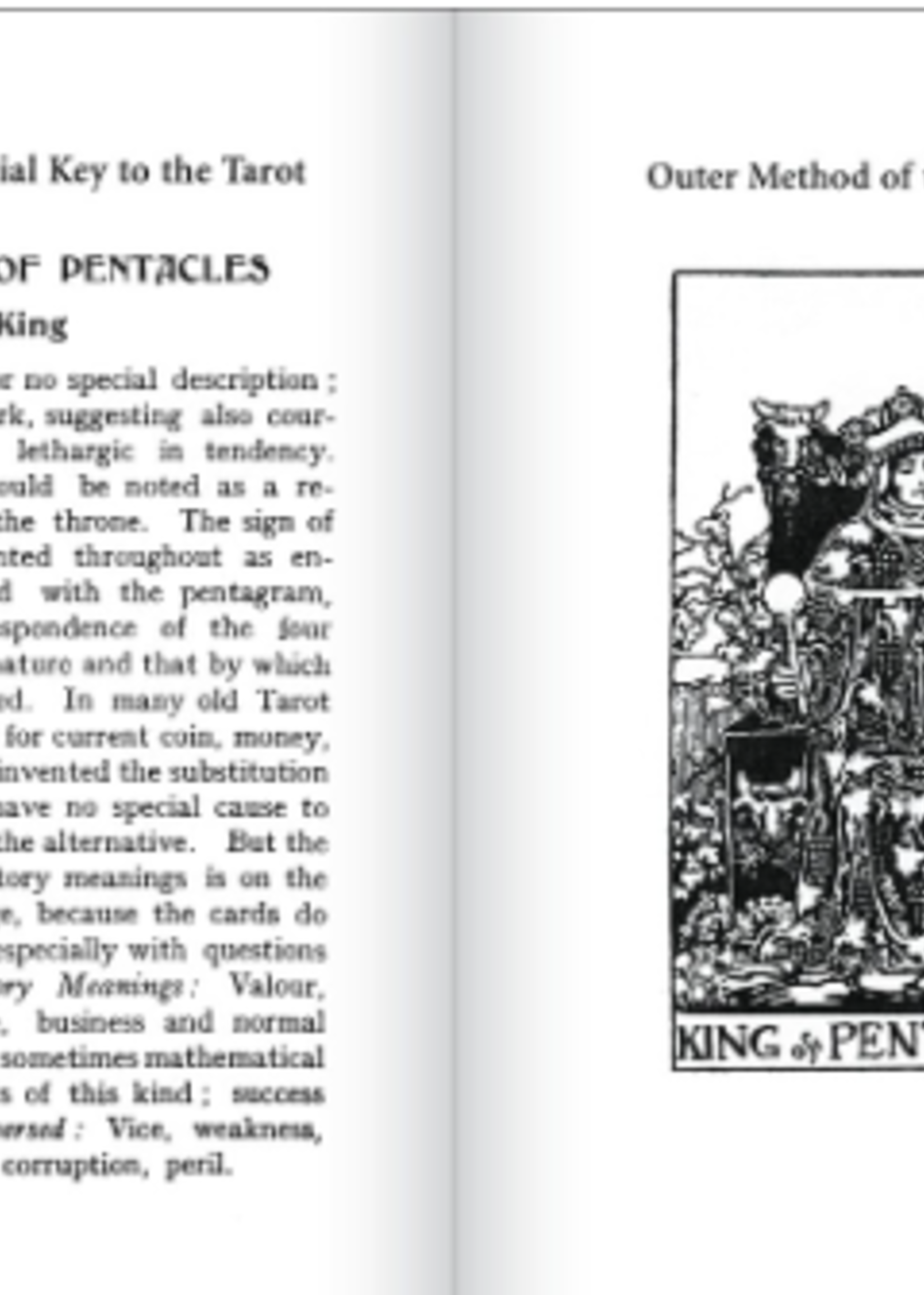 The Pictorial Key to the Tarot Book