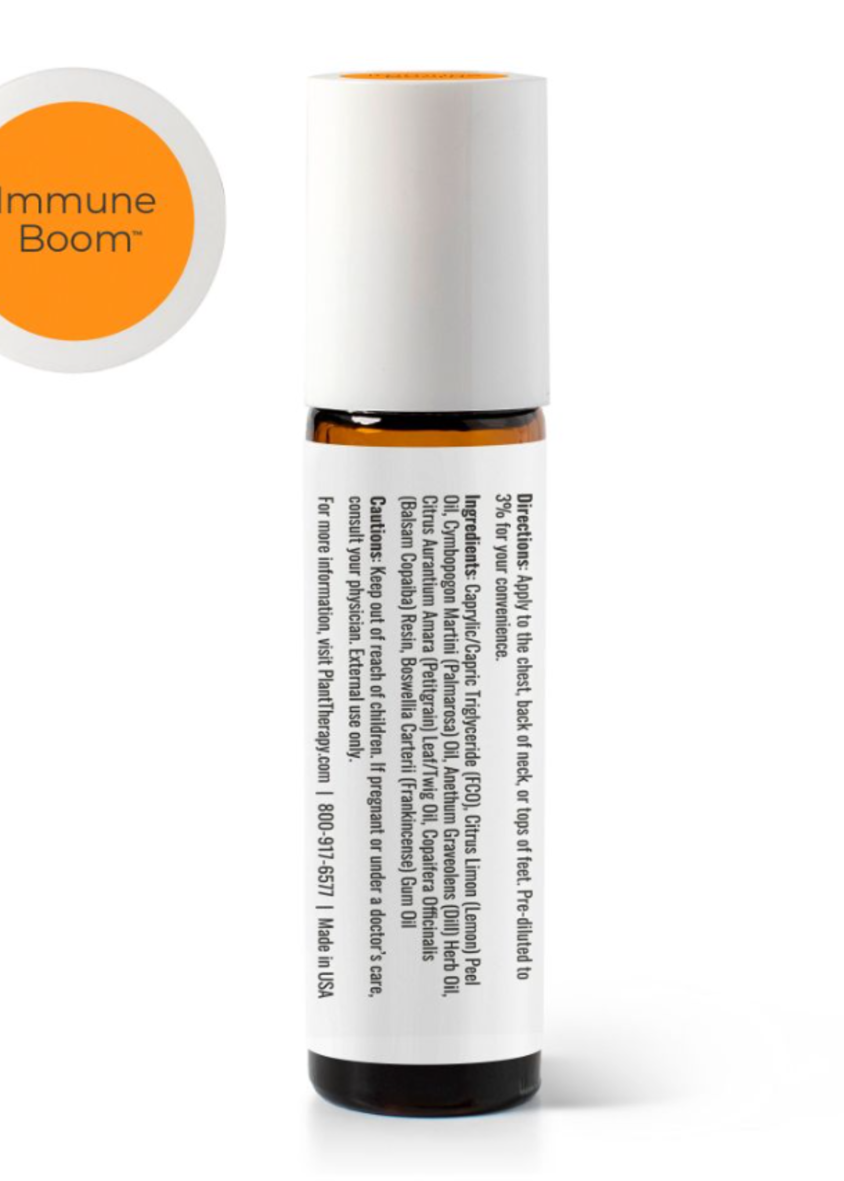 Plant Therapy Immune Boom Essential Oil Roll On 10mL