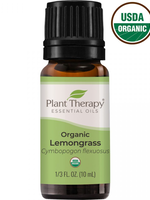 Plant Therapy Lemongrass Organic Essential Oil 10mL