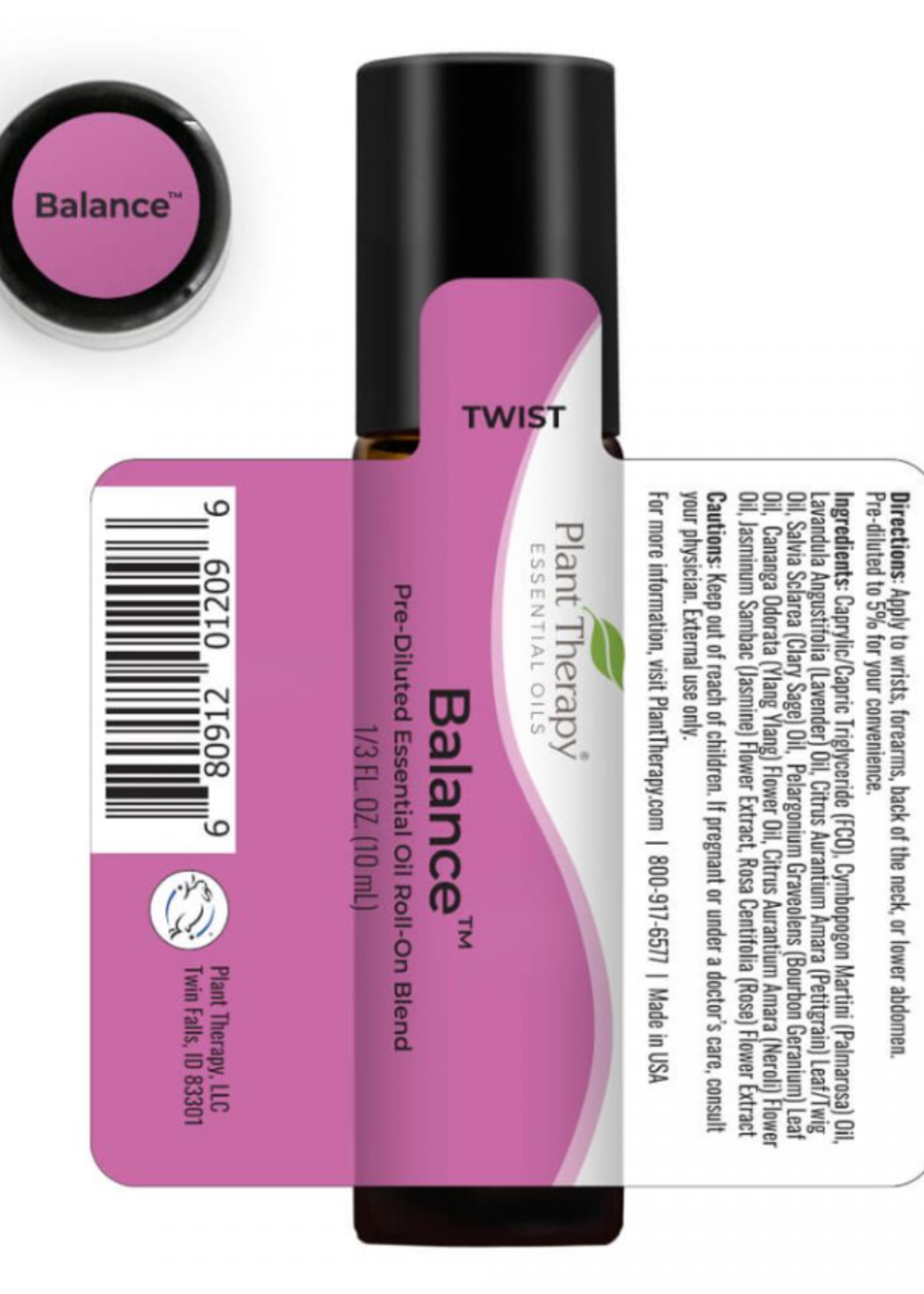 Plant Therapy Balance Blend Essential Oil Roll On 10mL
