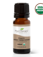 Plant Therapy Cedarwood Atlas Organic Essential Oil 10mL