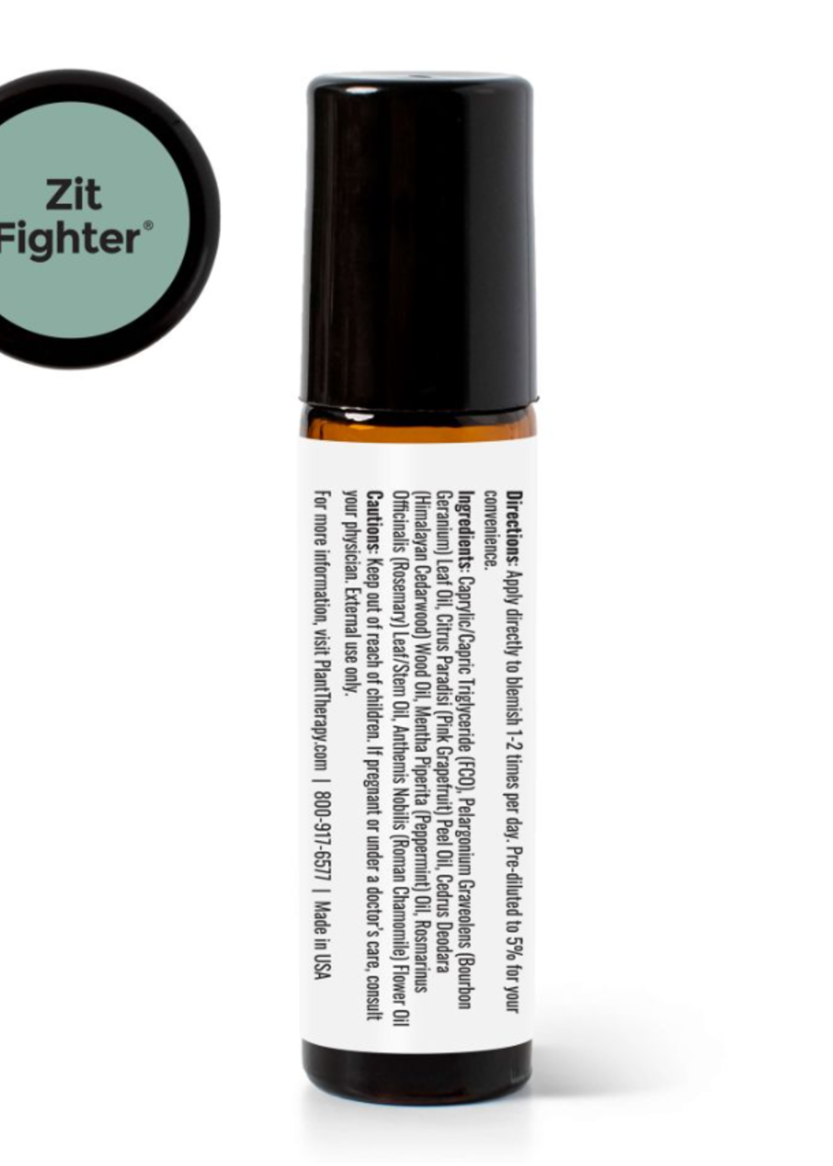 Plant Therapy Zit Fighter Synergy EO Roll On 10mL