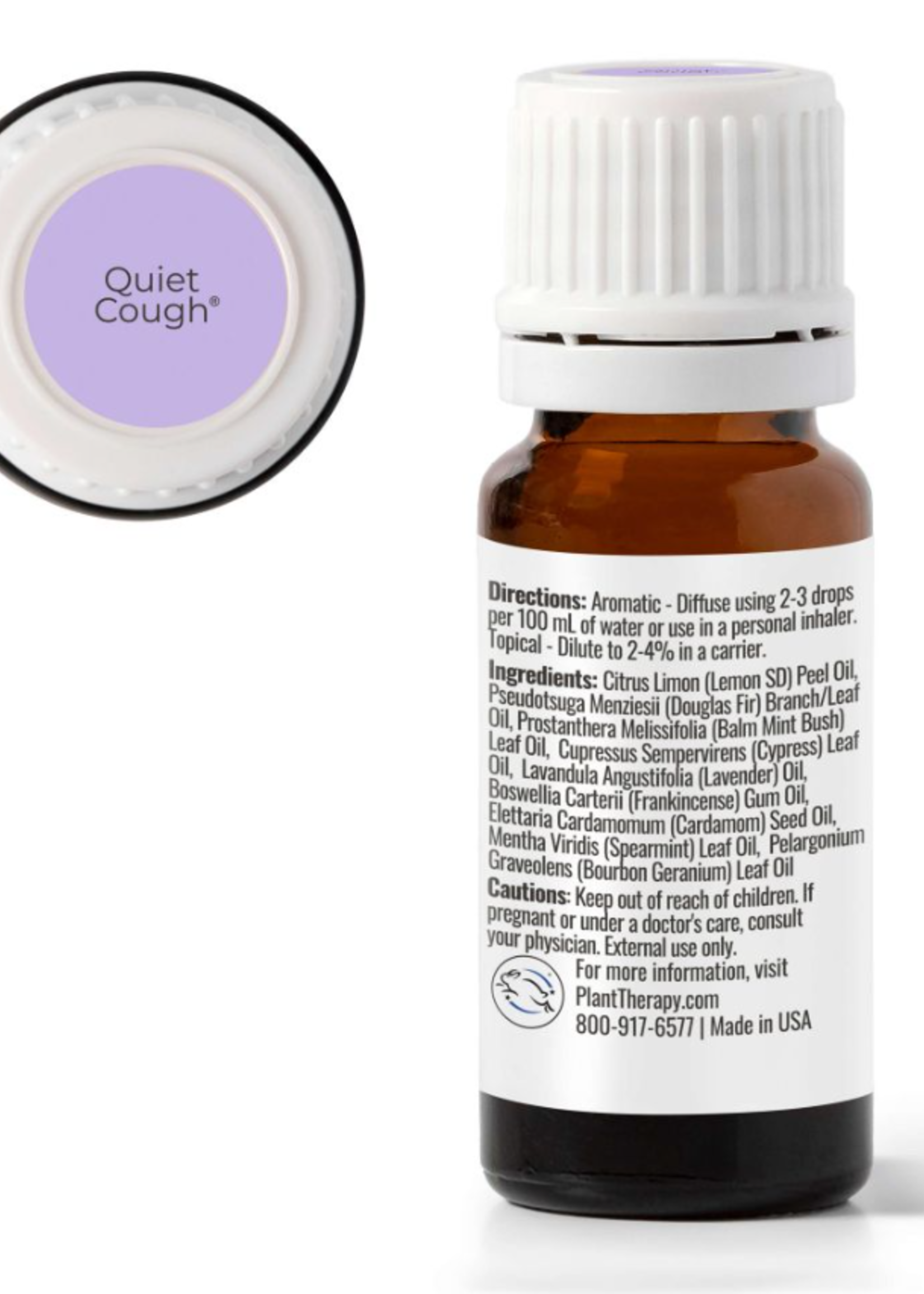 Plant Therapy Quiet Cough Blend Essential Oil 10mL