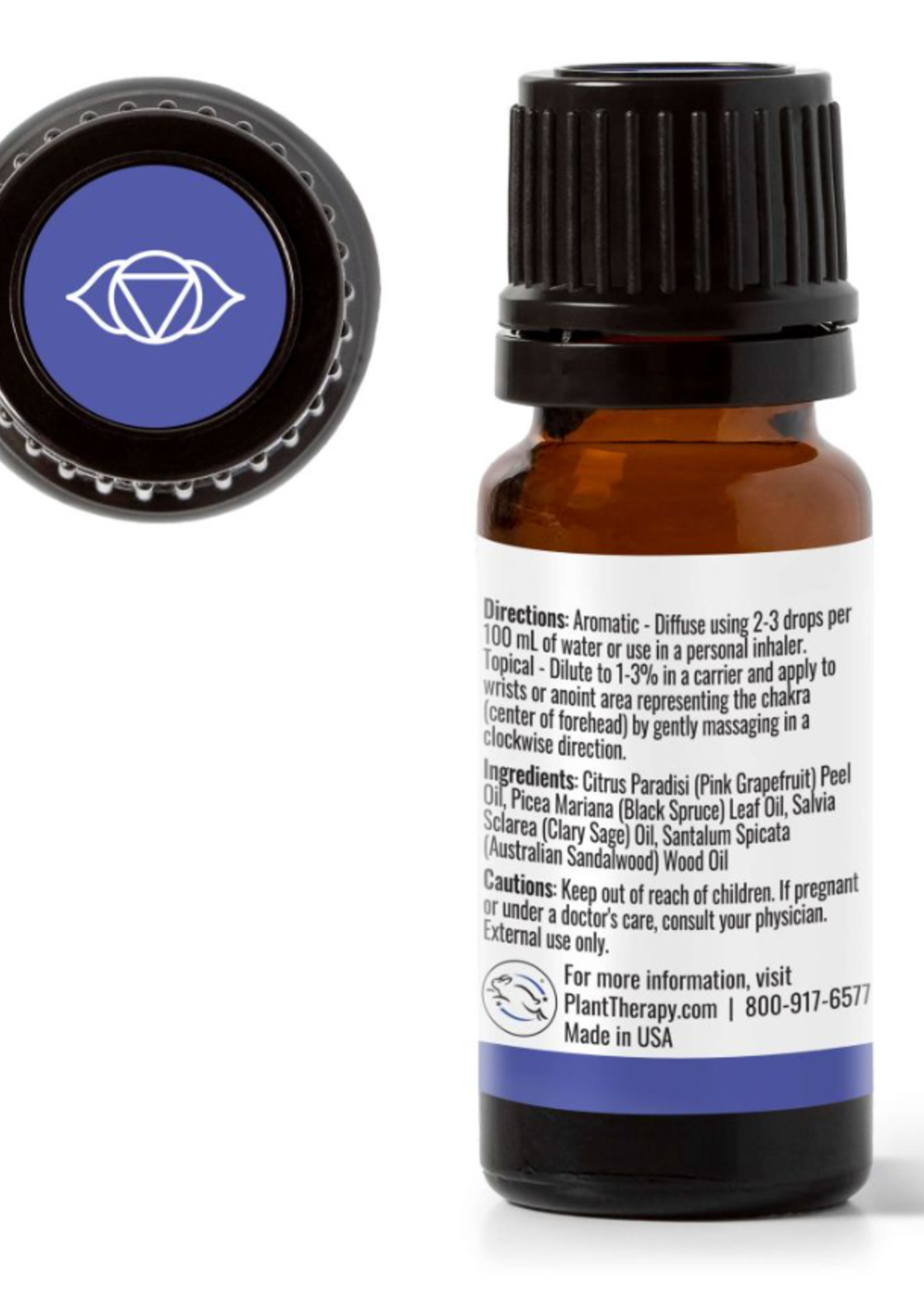 Plant Therapy Clear Intuition (Third Eye) Blend Essential Oil 10mL