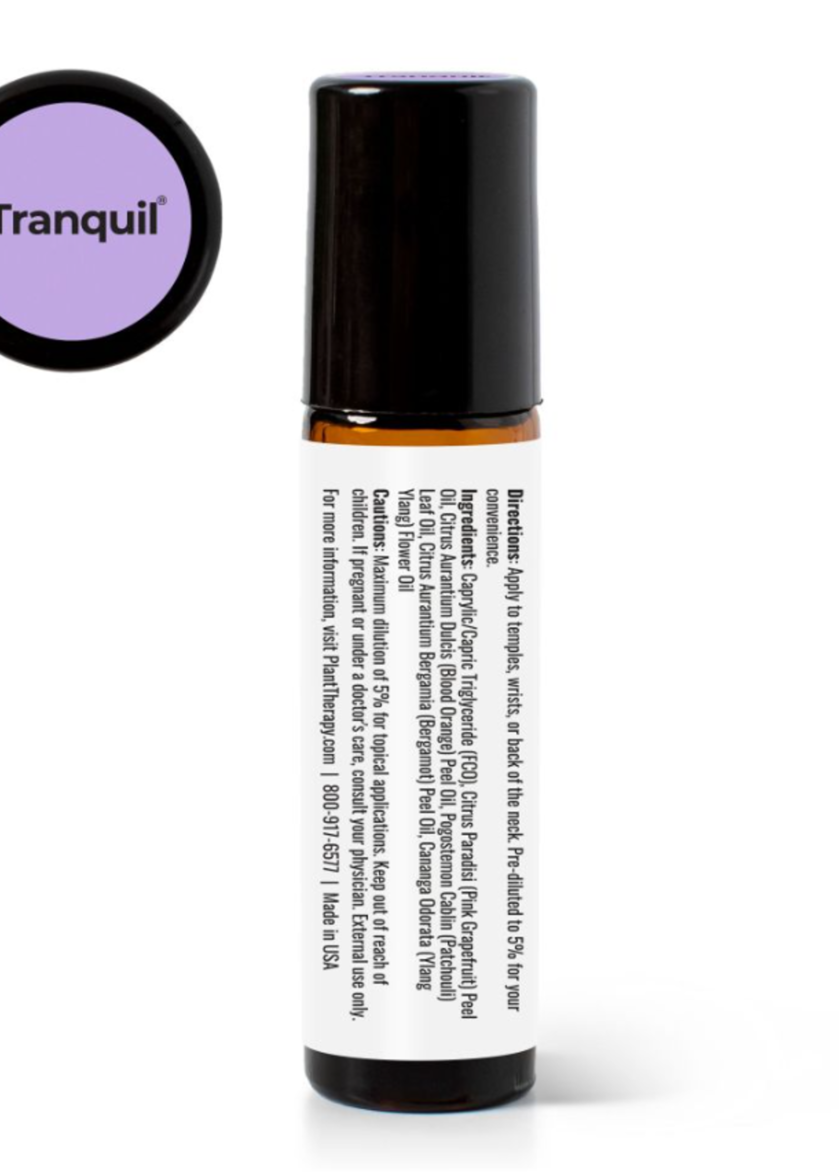 Plant Therapy Tranquil Blend Roll On Essential Oil 10mL