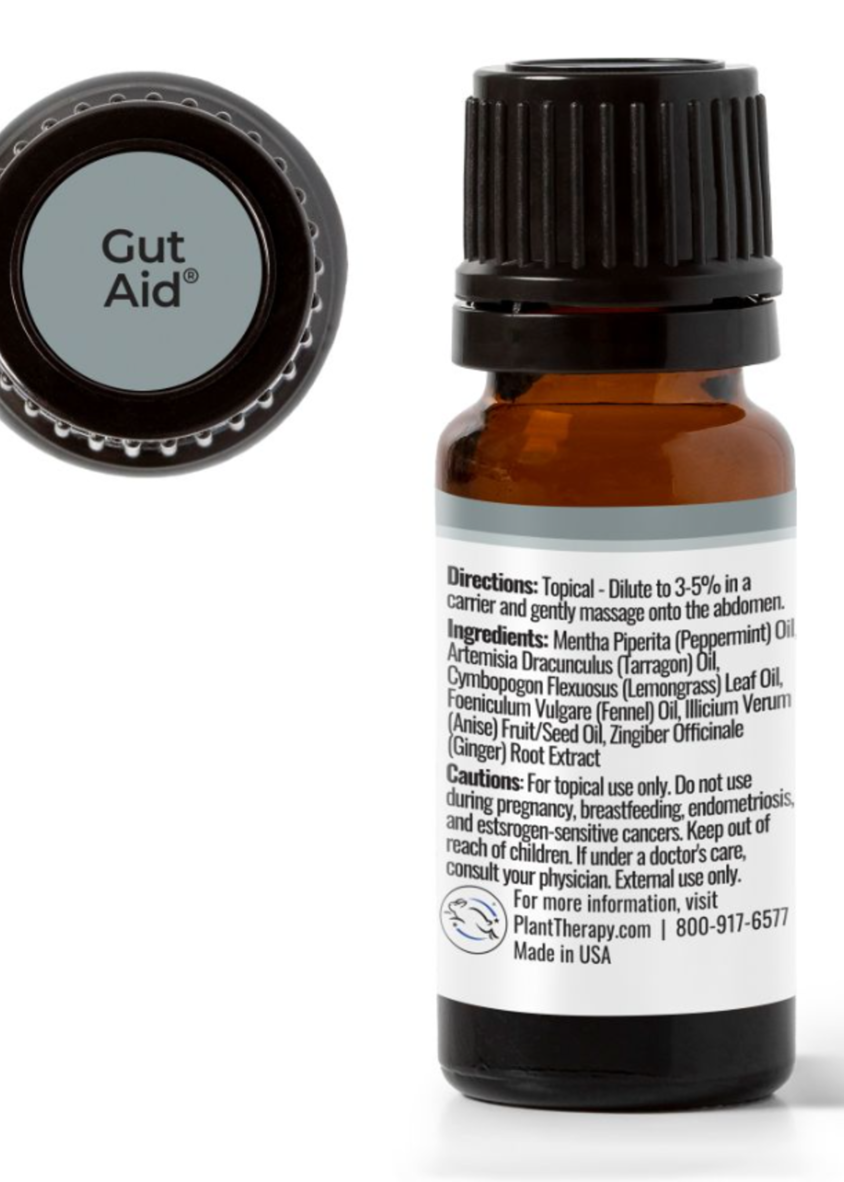 Plant Therapy Gut Aid Blend Essential Oil 10mL