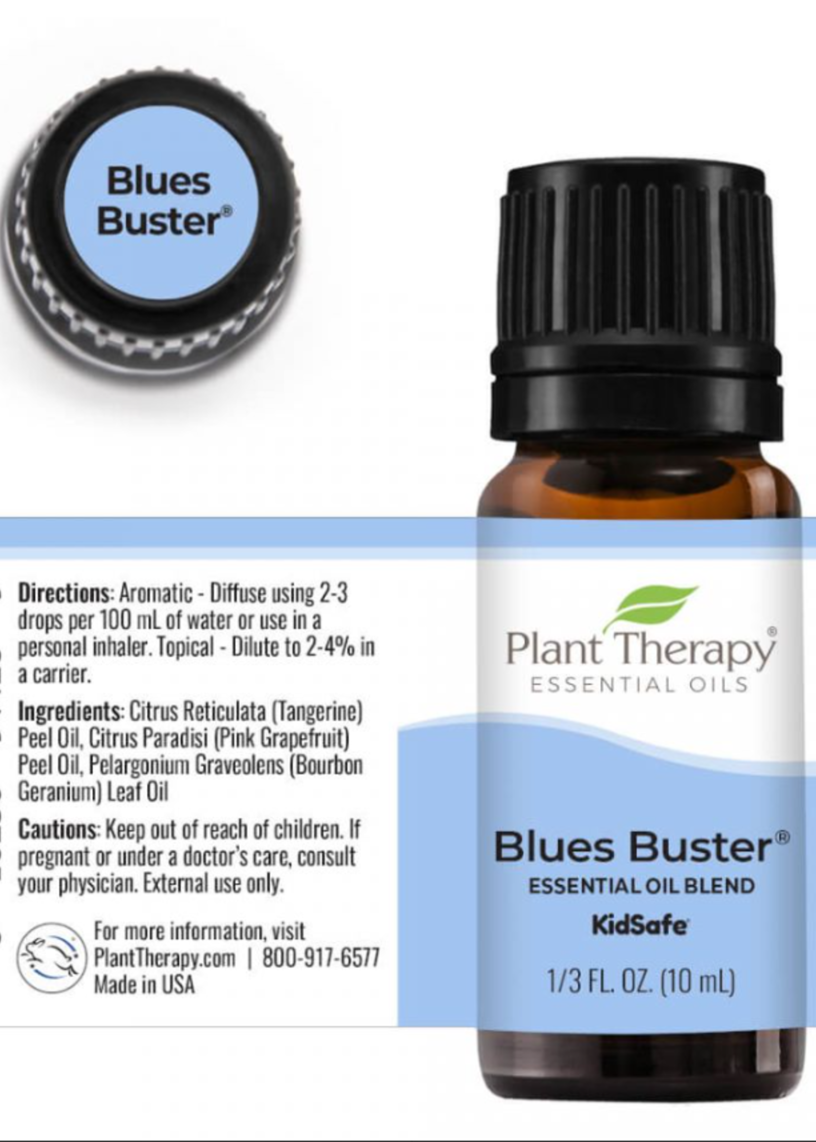 Plant Therapy Blues Buster Blend Essential Oil 10mL