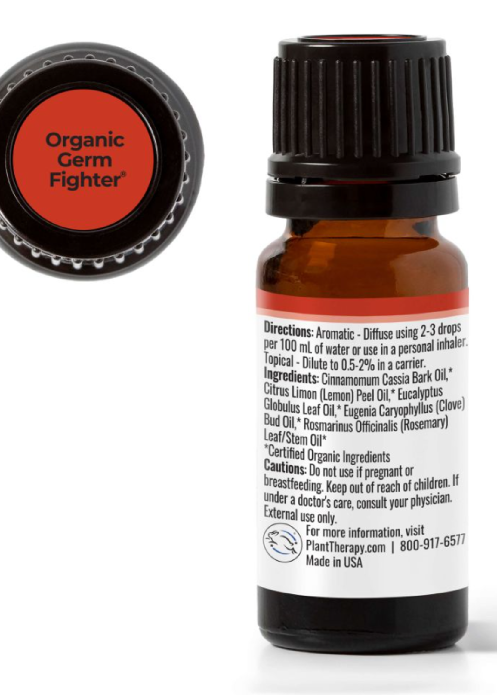 Plant Therapy Germ Fighter Blend Organic Essential Oil 10mL