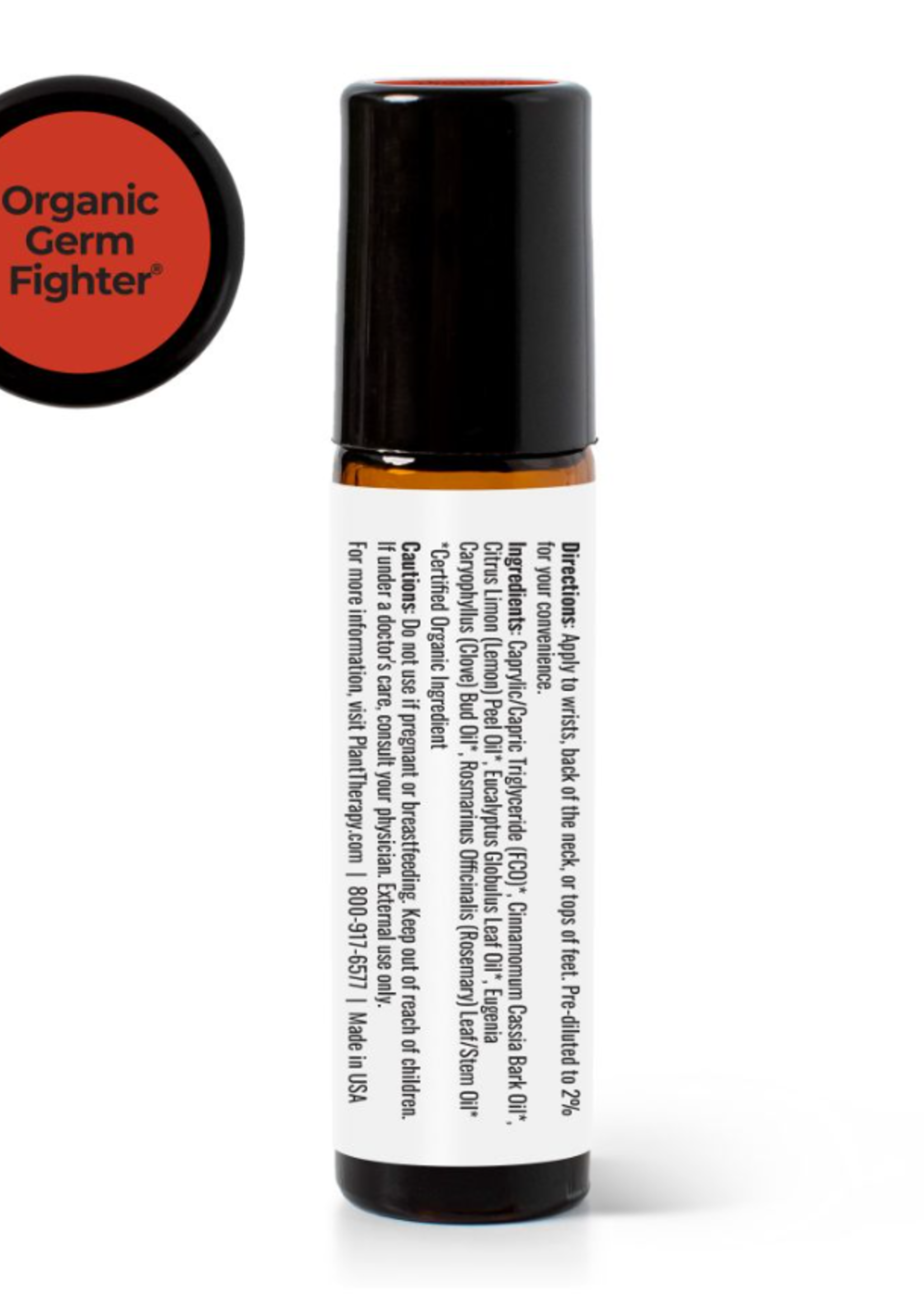 Plant Therapy Germ Fighter Blend Essential Oil Roll On 10mL