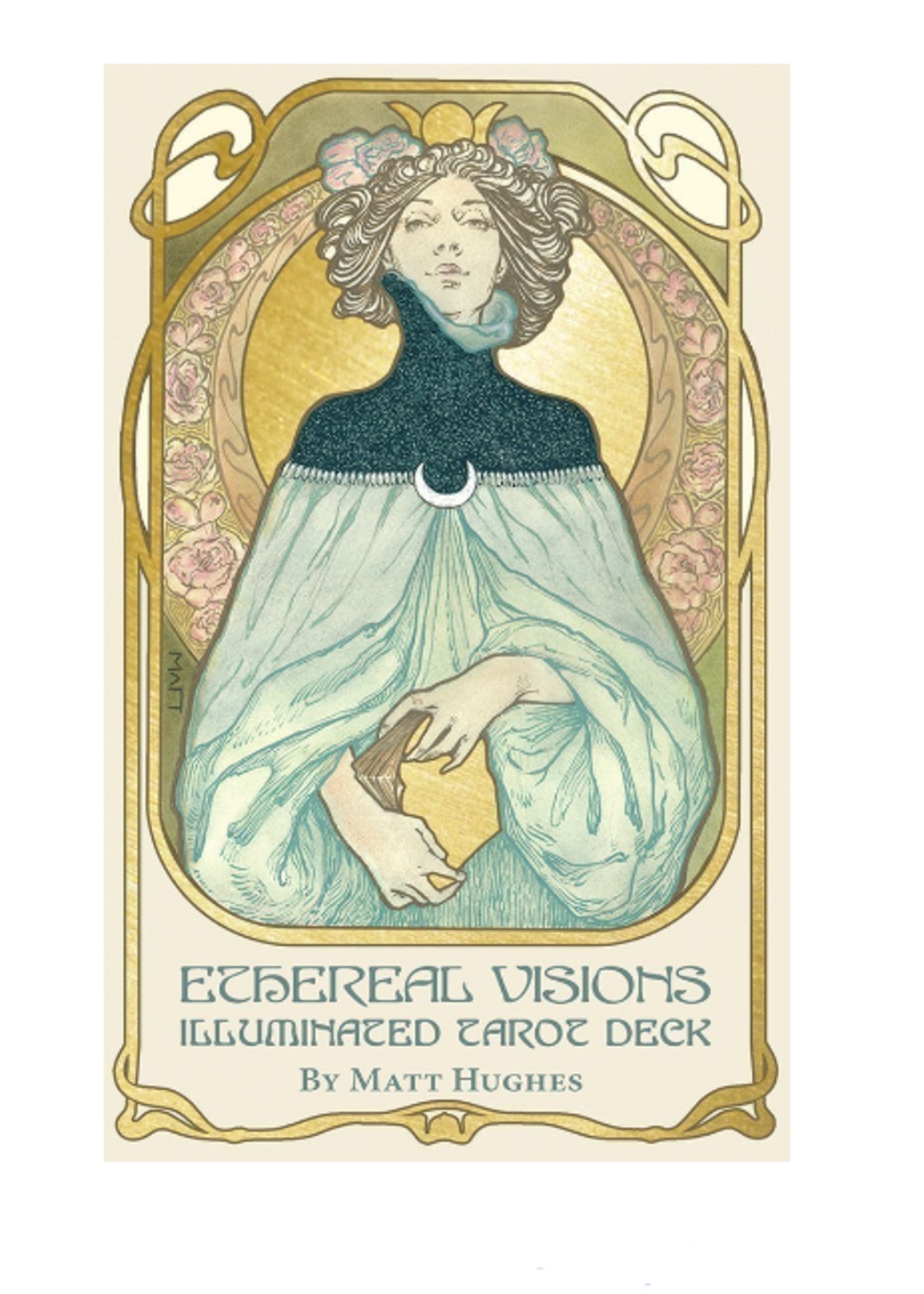 Ethereal Visions: Illuminated 80 Card Tarot Deck & Book