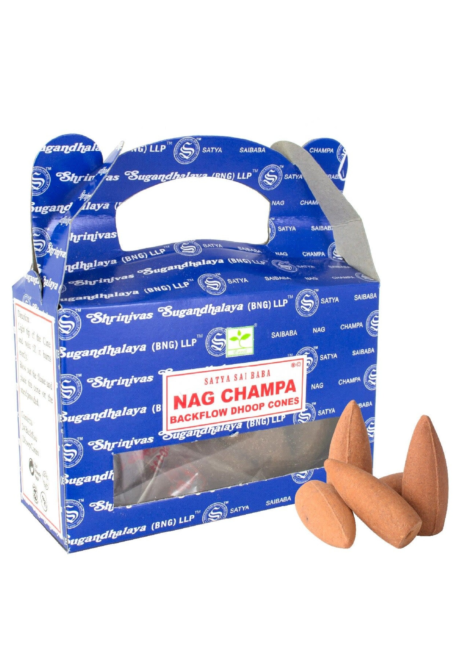Satya Nag Champa Incense Backflow Dhoop  Cone