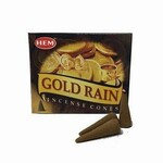 HEM Gold Rain  Incense Cones HEM