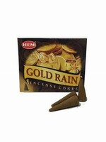 HEM Gold Rain  Incense Cones HEM