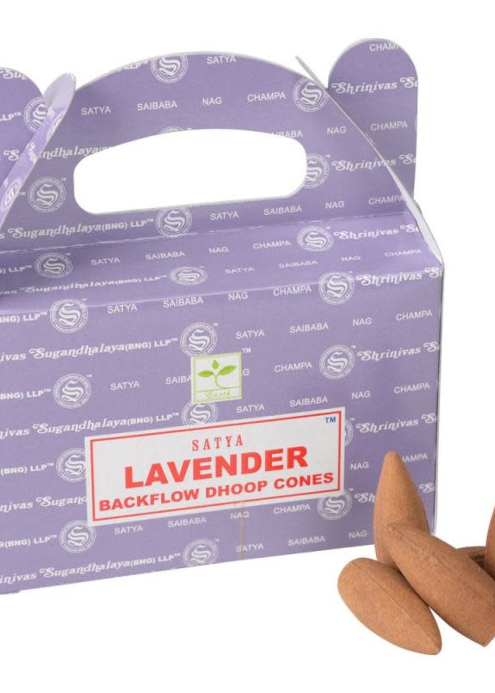 Satya Lavender Incense Backflow Dhoop Cone