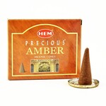 HEM Precious Amber Incense Cones HEM