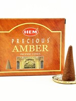 HEM Precious Amber Incense Cones HEM