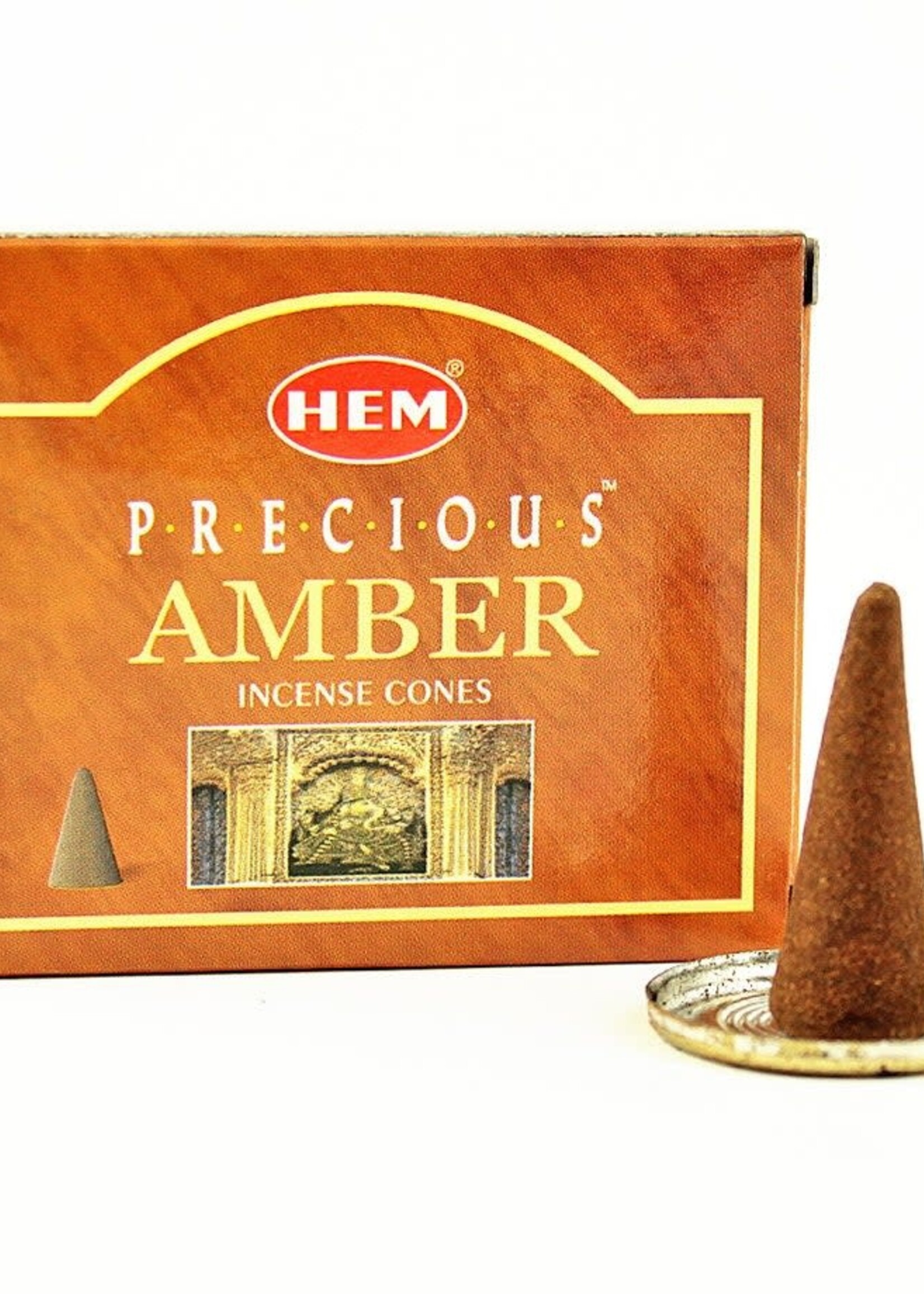 HEM Precious Amber Incense Cones HEM