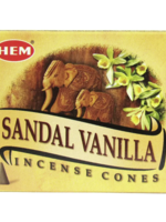 HEM Sandal Vanilla Incense Cones HEM