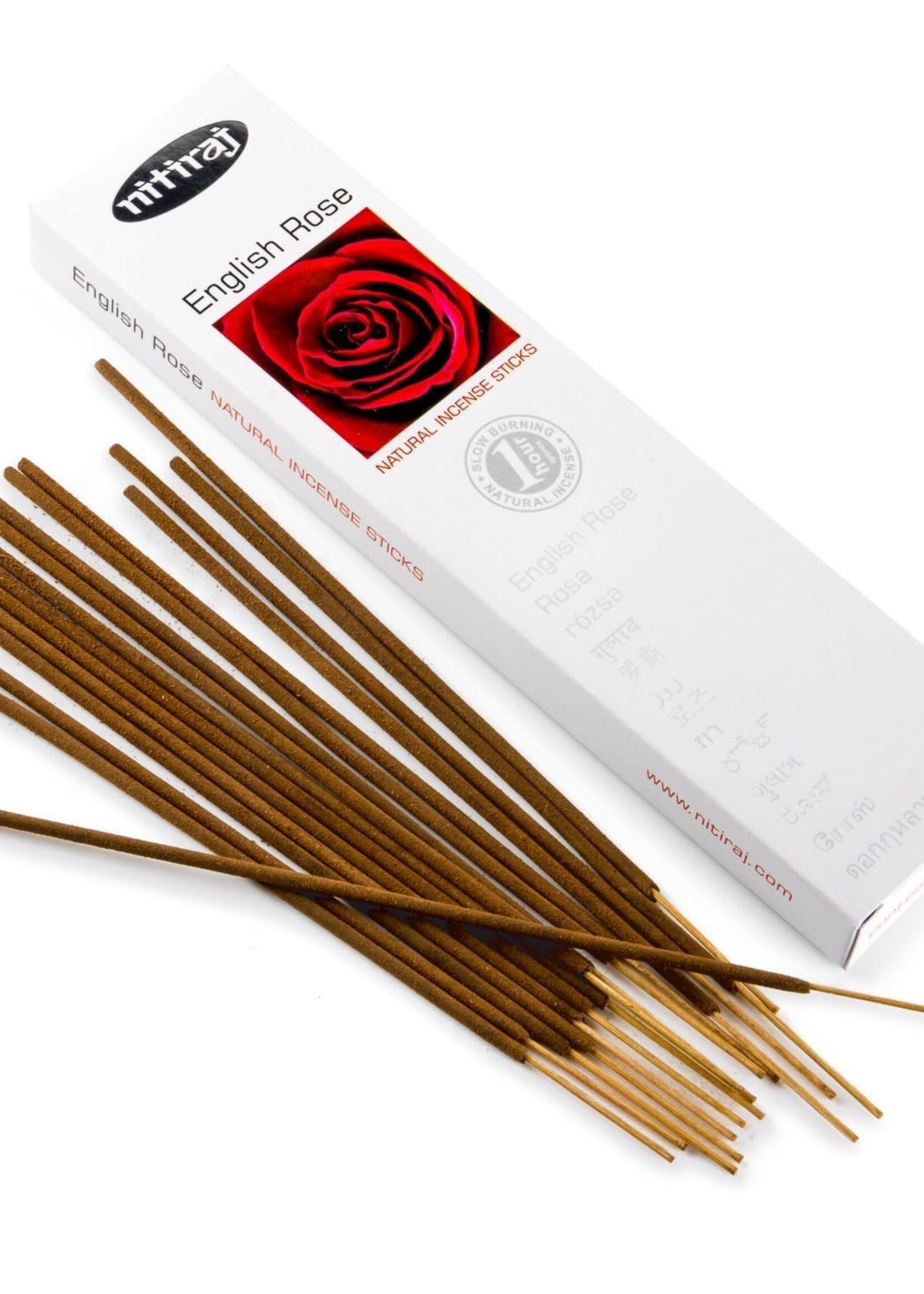 Nitiraj English Rose Incense Sticks Nitiraj 25g