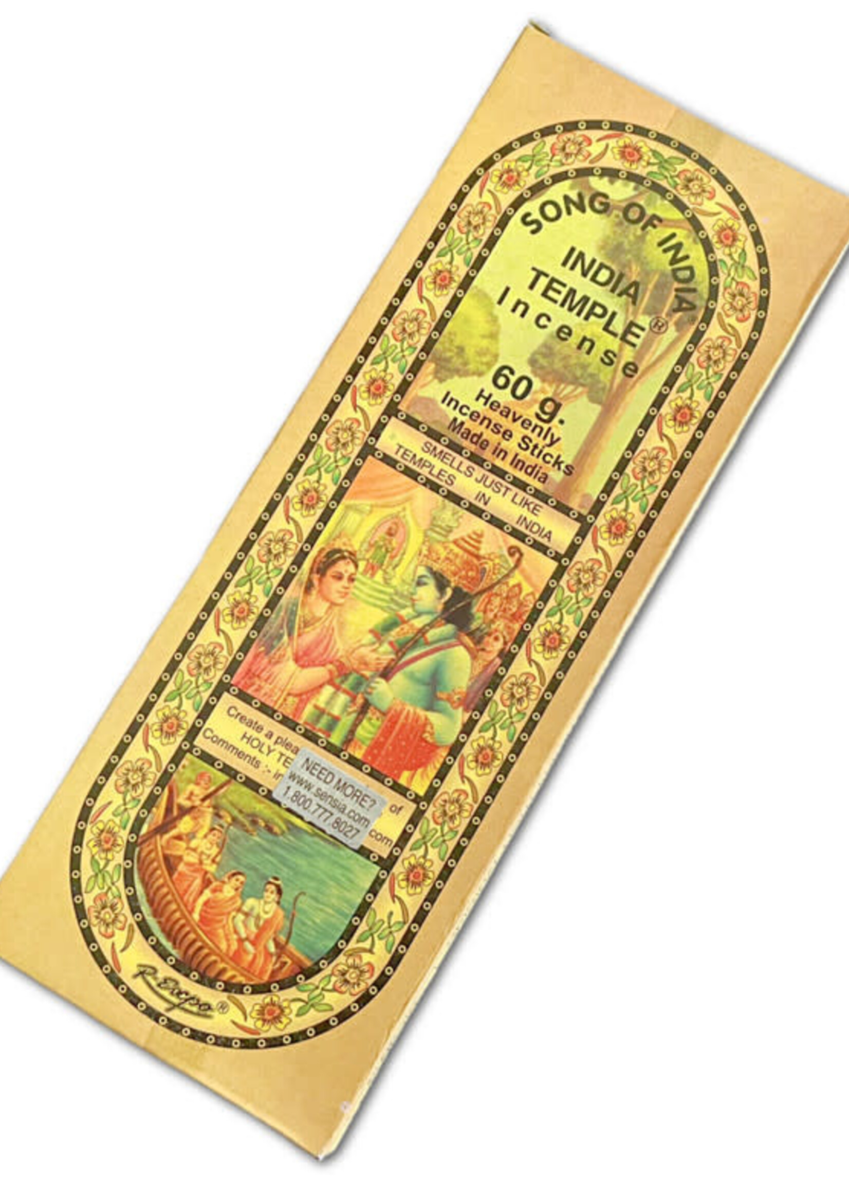 Song of India Indian Temple Incense Sticks 60g