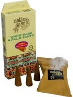 Native Soul White Sage & Palo Santo Backflow Cones Native Soul