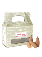 Satya White Sage Incense Backflow Doop  Cones