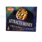 HEM Attracts Money Incense Cones HEM