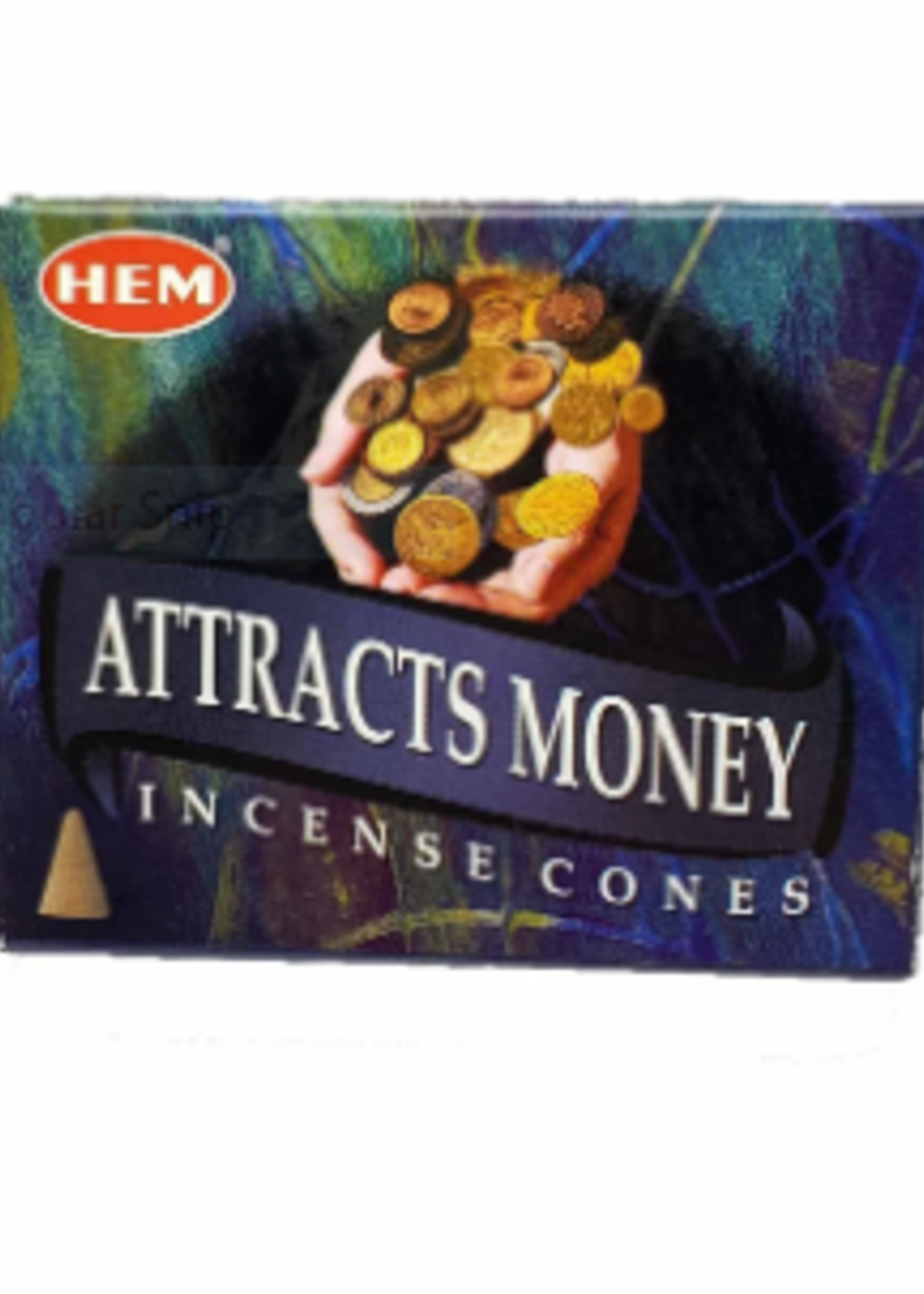 HEM Attracts Money Incense Cones HEM
